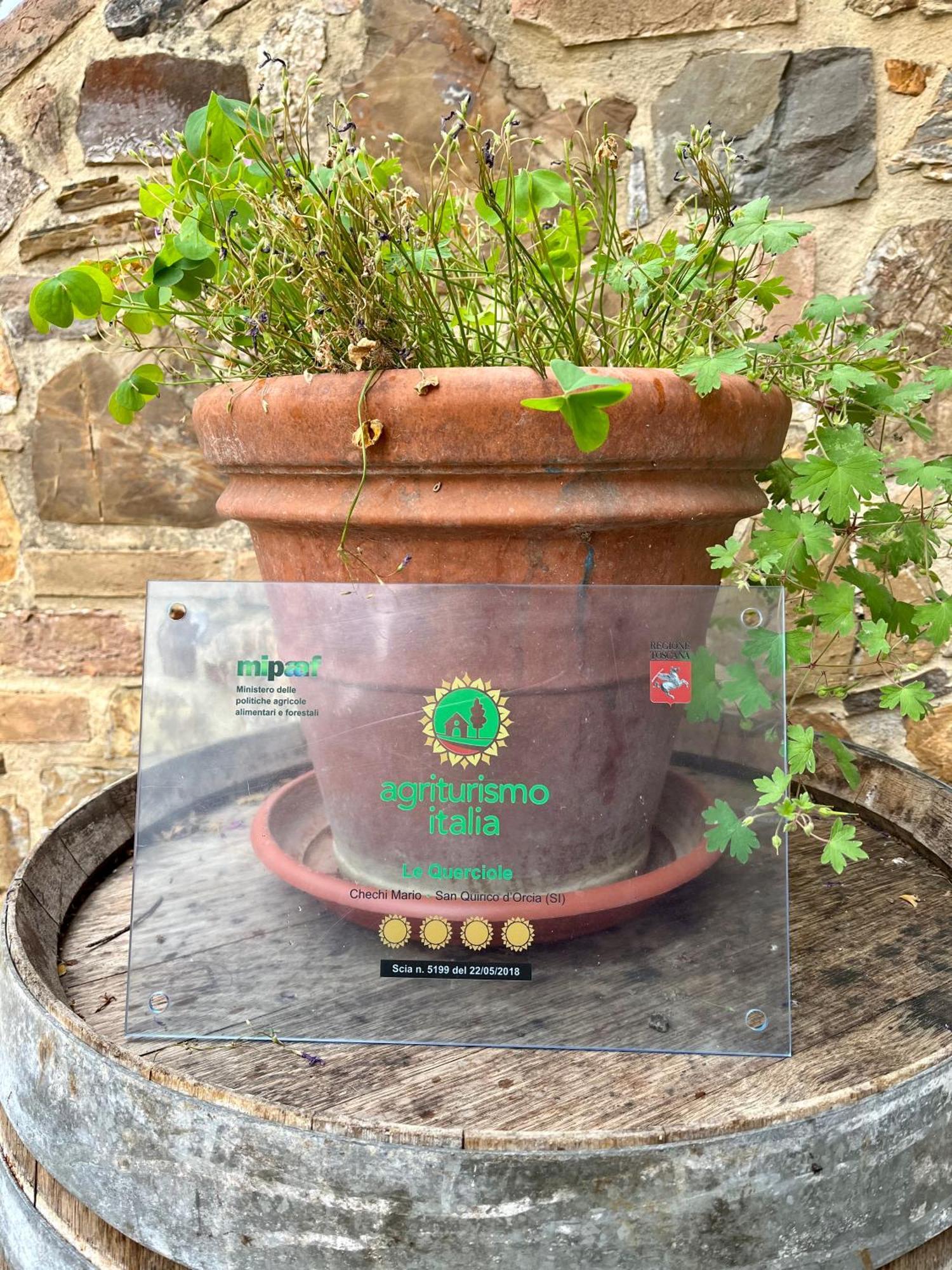 Agriturismo Le Querciole In Val D'Orcia 바뇨비뇨니 외부 사진